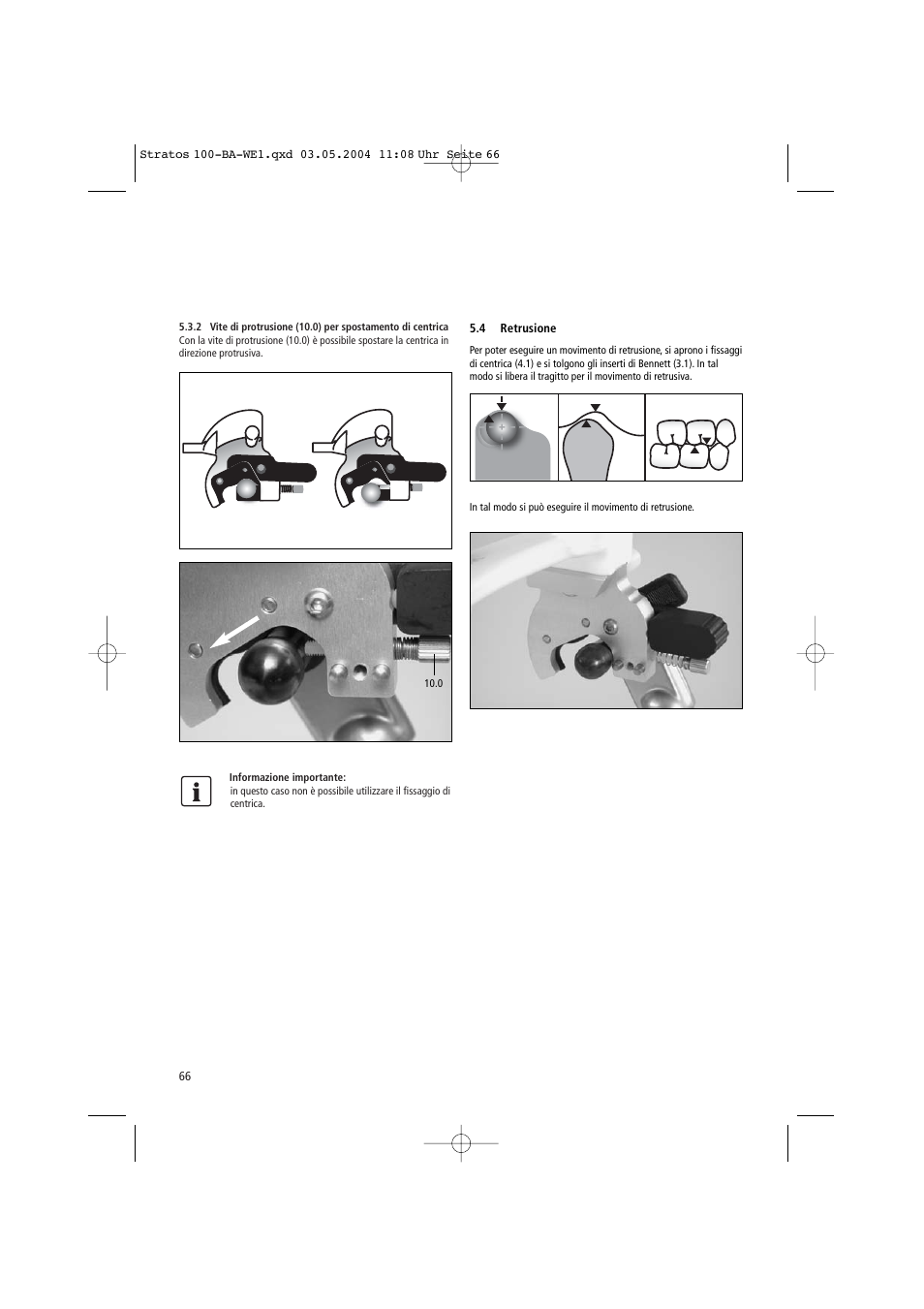Ivoclar Vivadent Stratos 100 User Manual | Page 66 / 92