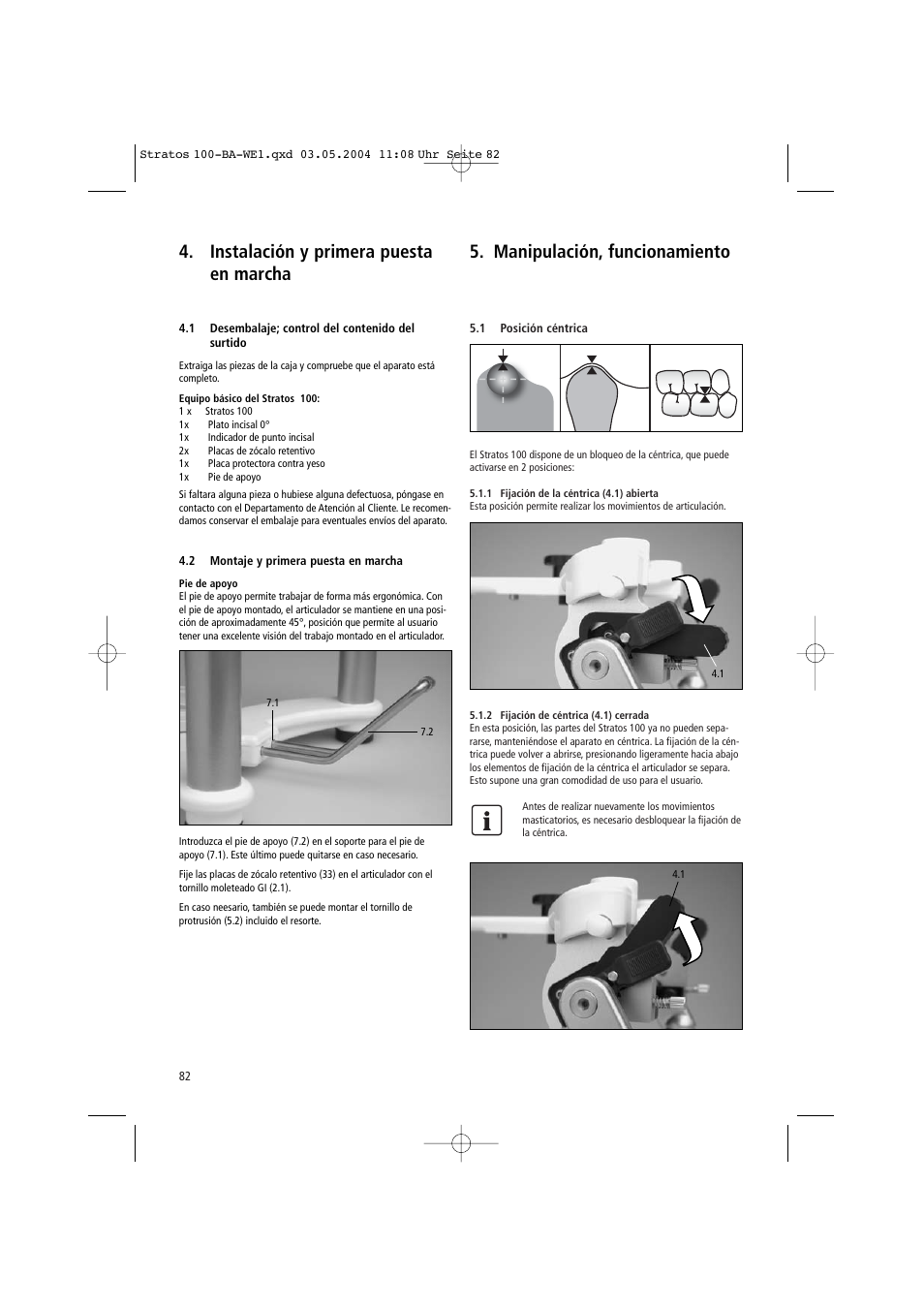 Ivoclar Vivadent Stratos 100 User Manual | Page 82 / 92