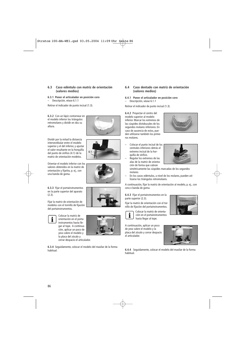 Ivoclar Vivadent Stratos 100 User Manual | Page 86 / 92
