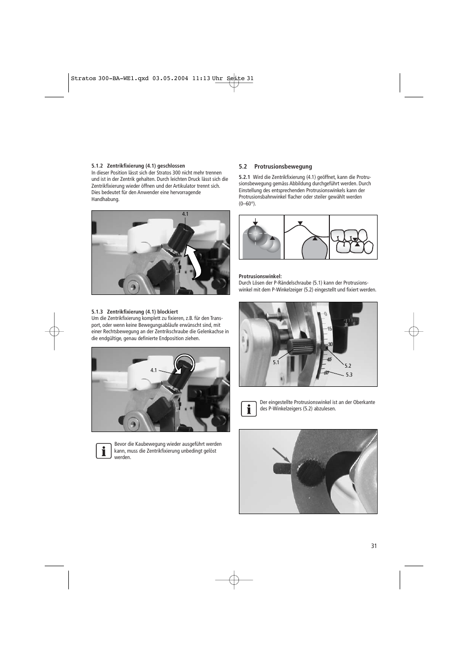 Ivoclar Vivadent Stratos 300 User Manual | Page 31 / 104