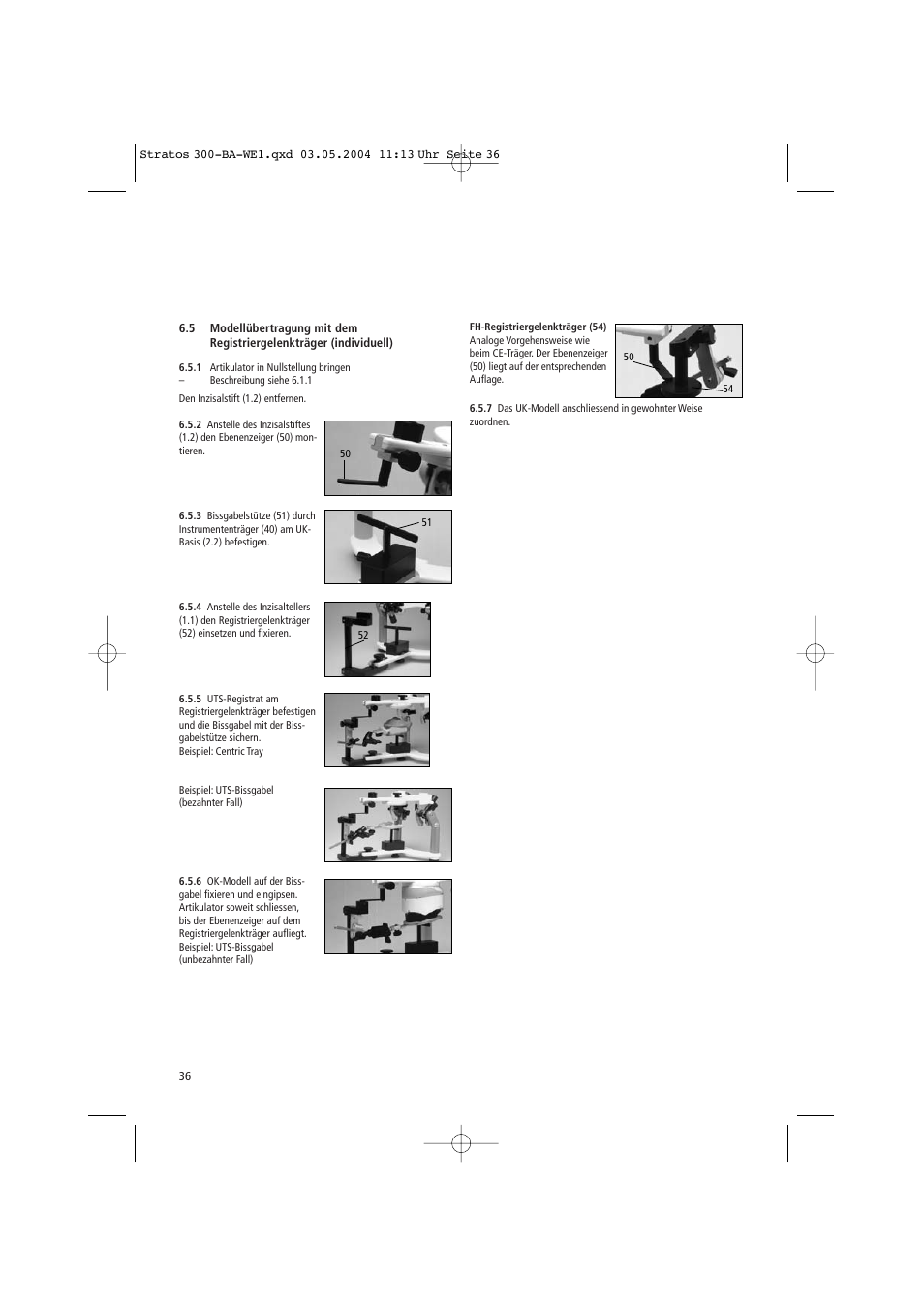 Ivoclar Vivadent Stratos 300 User Manual | Page 36 / 104