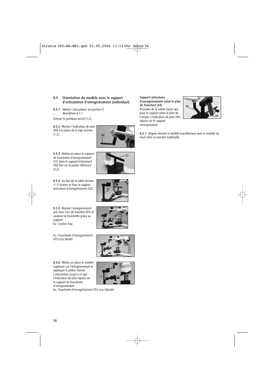 Ivoclar Vivadent Stratos 300 User Manual | Page 56 / 104