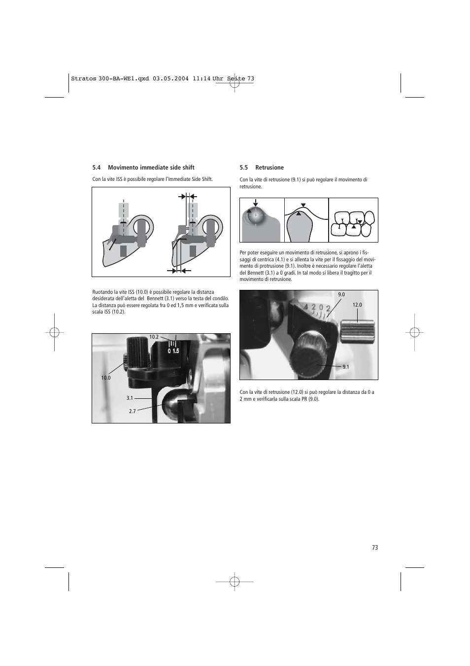 Ivoclar Vivadent Stratos 300 User Manual | Page 73 / 104