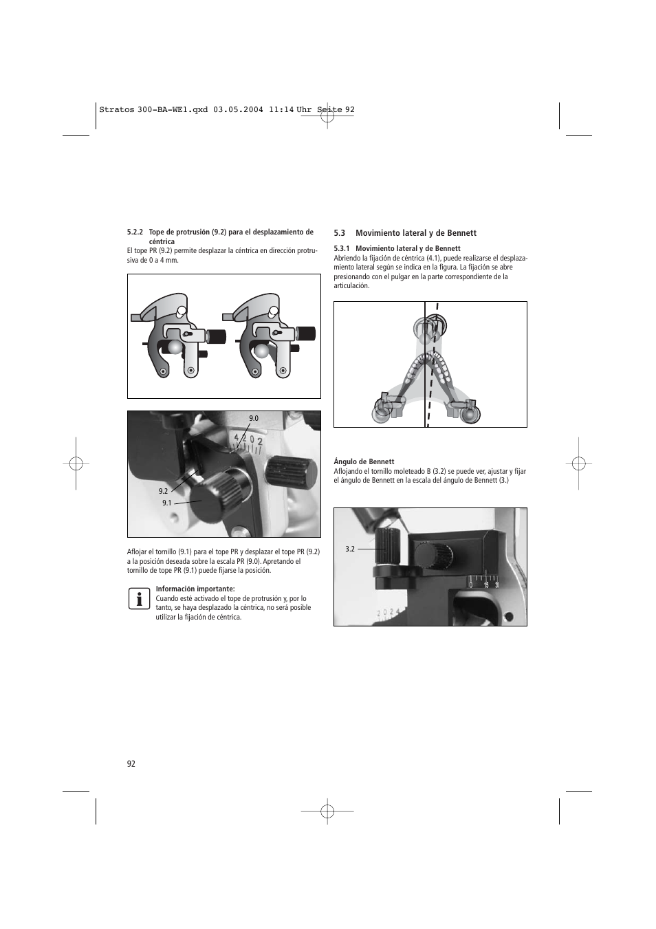 Ivoclar Vivadent Stratos 300 User Manual | Page 92 / 104