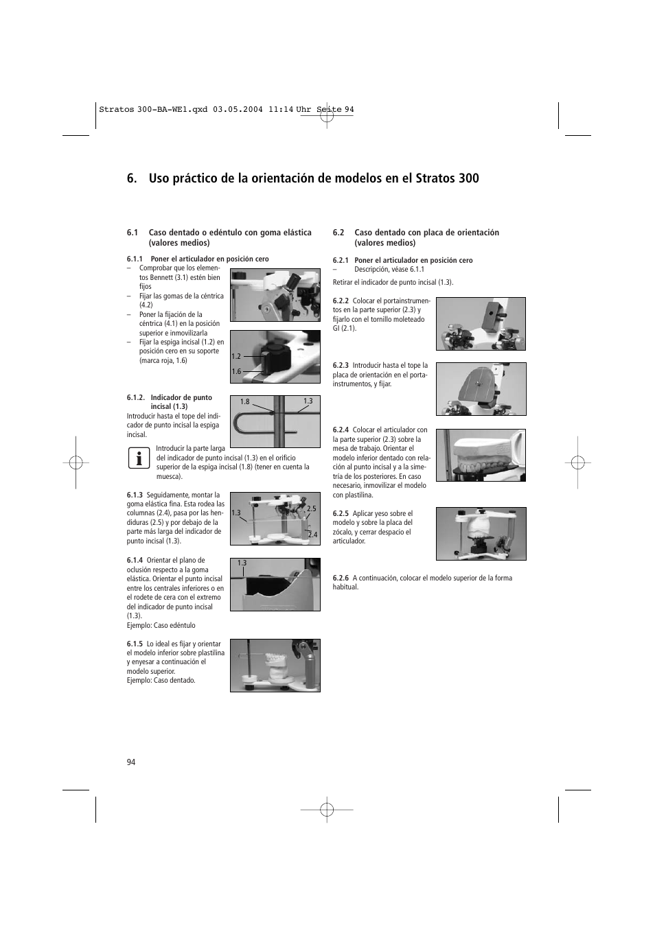 Ivoclar Vivadent Stratos 300 User Manual | Page 94 / 104