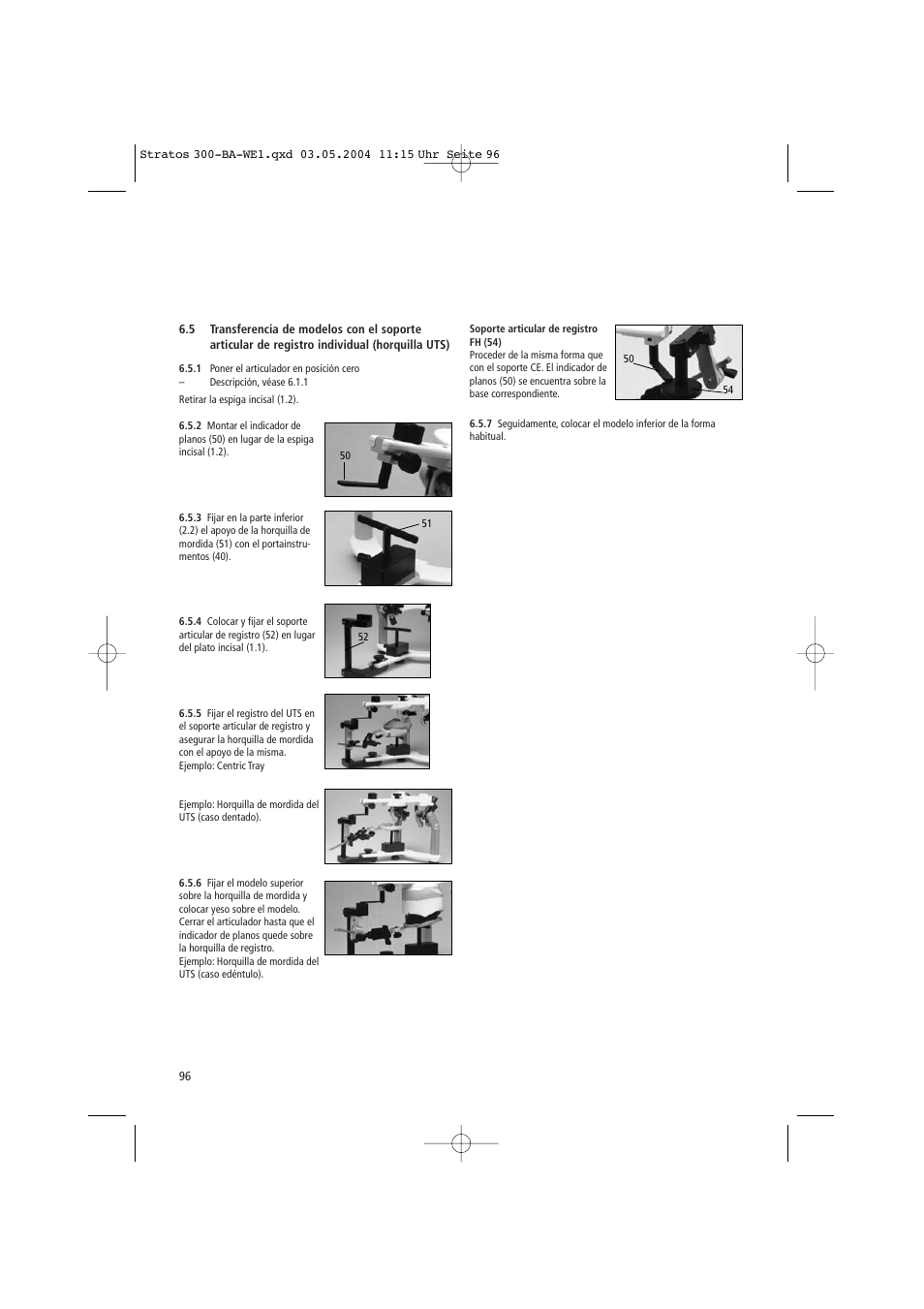 Ivoclar Vivadent Stratos 300 User Manual | Page 96 / 104