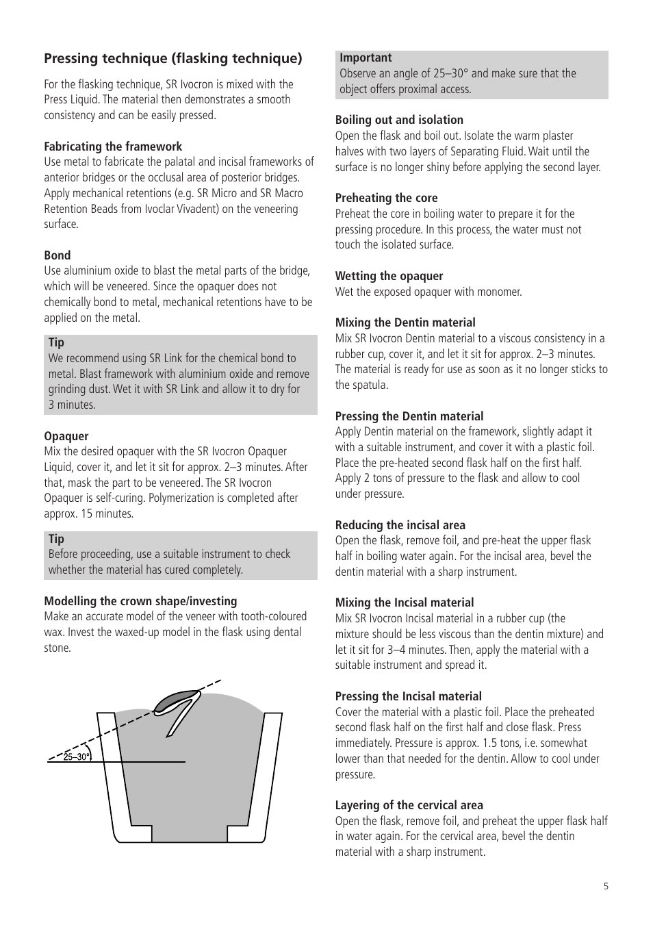 Ivoclar Vivadent SR Ivocron User Manual | Page 5 / 62