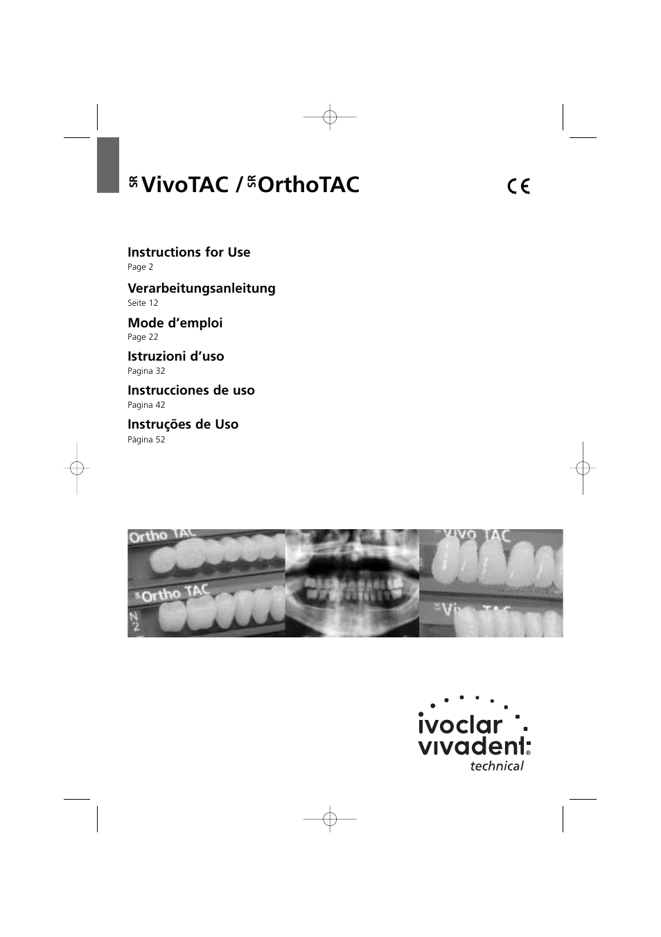 Ivoclar Vivadent SR Vivo TAC User Manual | 64 pages