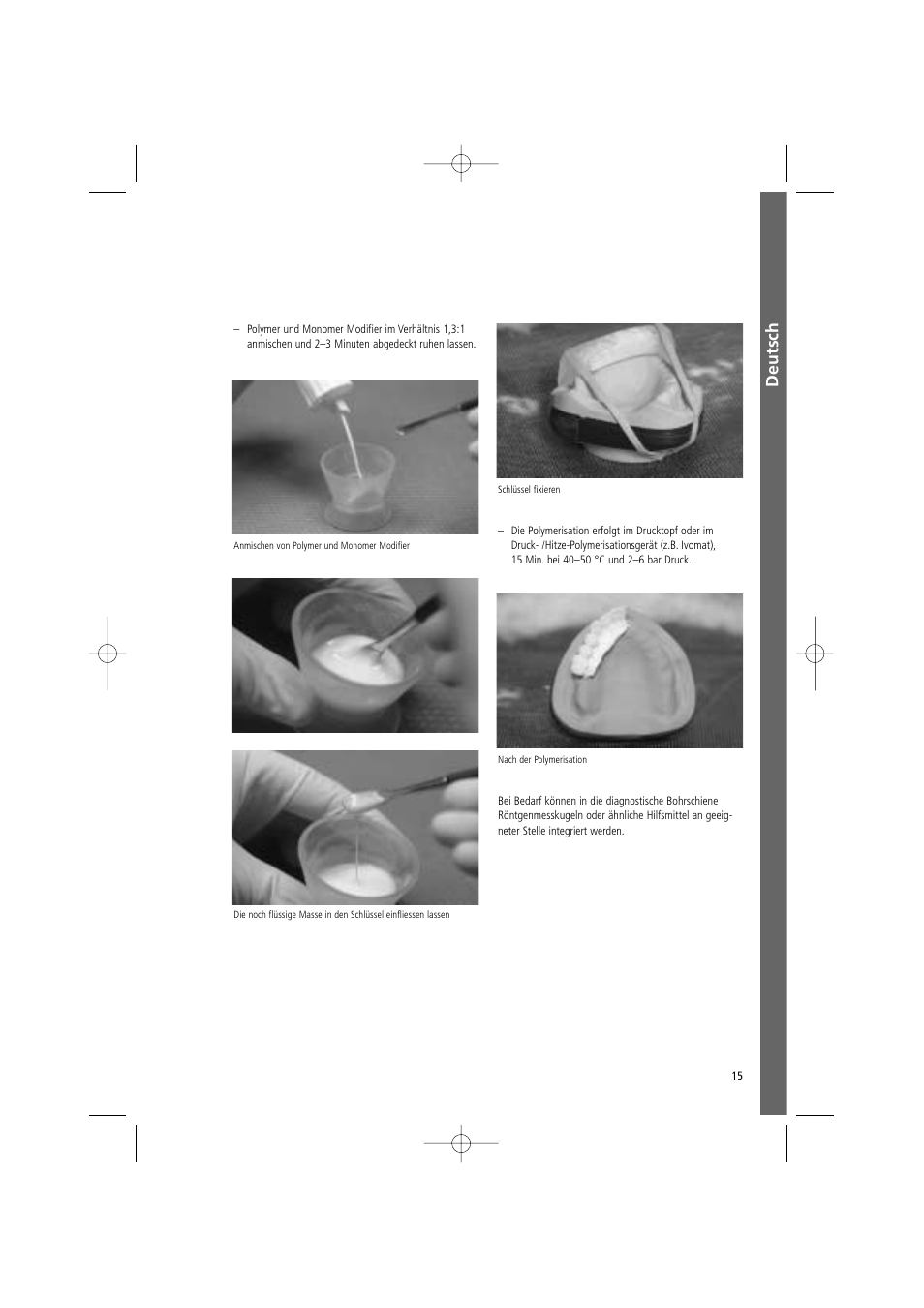 Deutsch | Ivoclar Vivadent SR Vivo TAC User Manual | Page 15 / 64