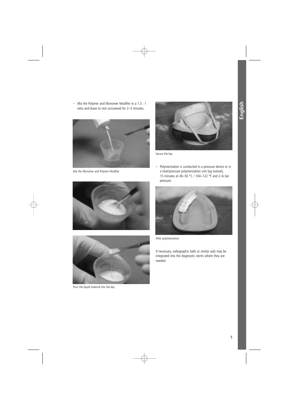 English | Ivoclar Vivadent SR Vivo TAC User Manual | Page 5 / 64