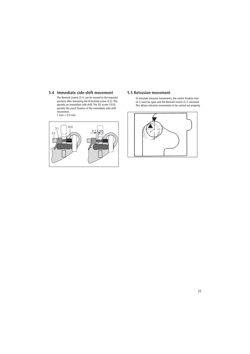 4 immediate side-shift movement, 5 retrusion movement | Ivoclar Vivadent Stratos 200 User Manual | Page 12 / 22