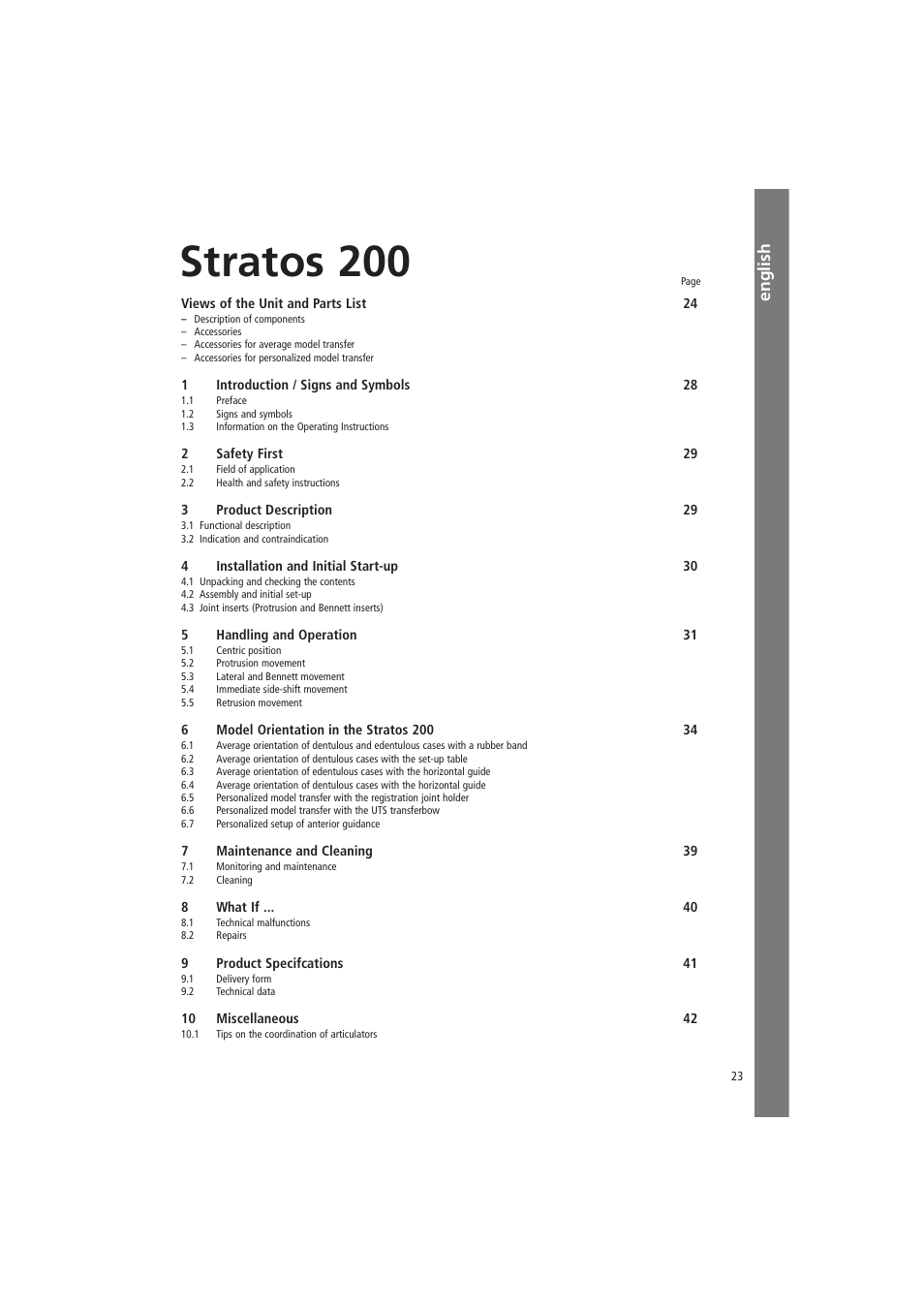 Stratos 200, English | Ivoclar Vivadent Stratos 200 User Manual | Page 2 / 22