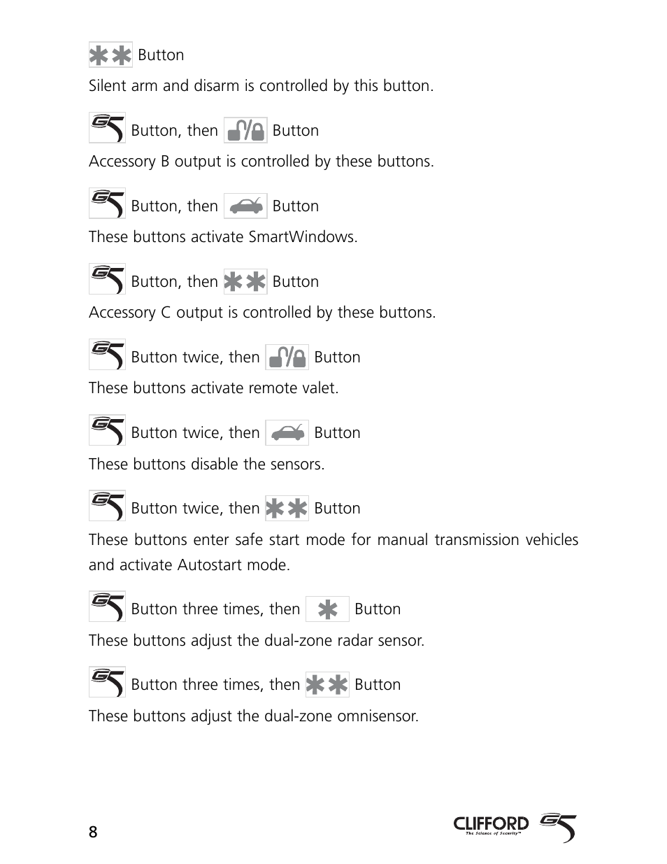 CLIFFORD AvantGuard 5.1 User Manual | Page 11 / 53