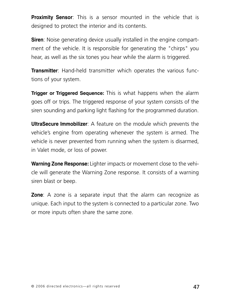 CLIFFORD AvantGuard 5.1 User Manual | Page 50 / 53
