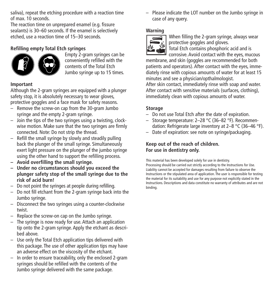 Ivoclar Vivadent Total Etch User Manual | Page 2 / 26