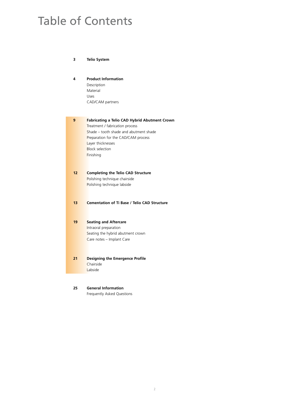 Ivoclar Vivadent Telio CAD A16 User Manual | Page 2 / 28