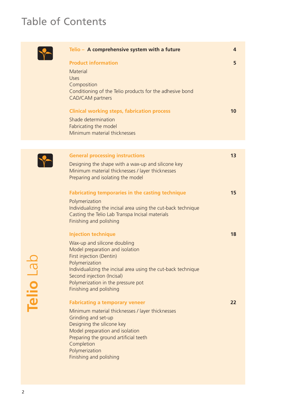 Ivoclar Vivadent Telio Lab User Manual | Page 2 / 48