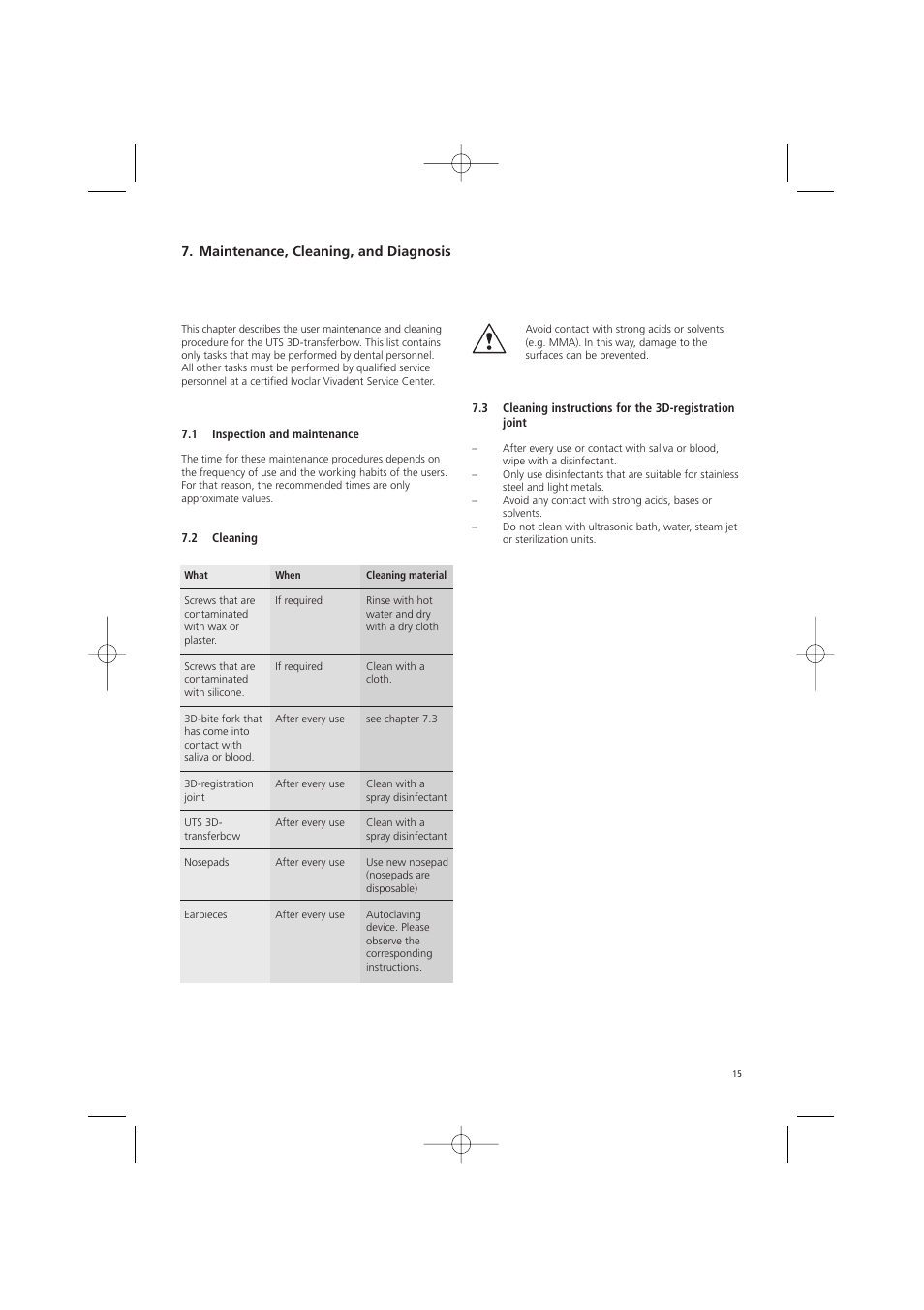 Ivoclar Vivadent UTS 3D User Manual | Page 15 / 100