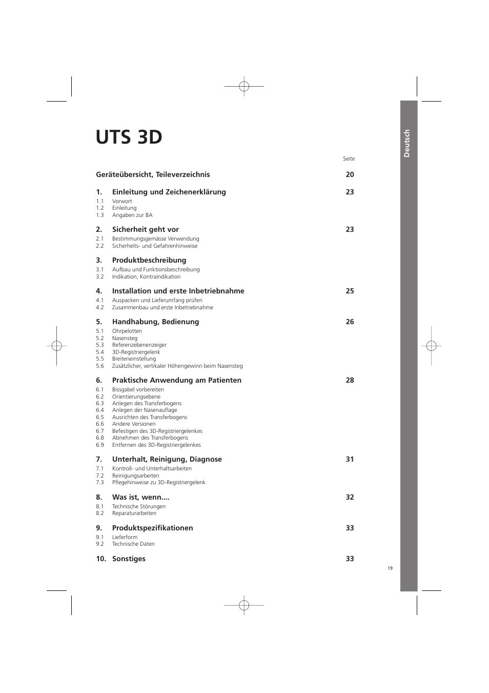 Deutsch, Uts 3d | Ivoclar Vivadent UTS 3D User Manual | Page 19 / 100