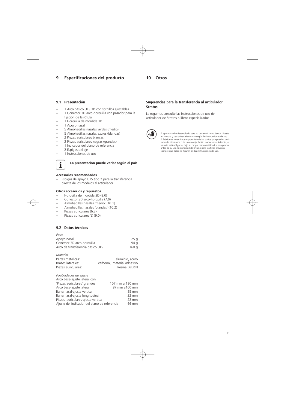 Ivoclar Vivadent UTS 3D User Manual | Page 81 / 100