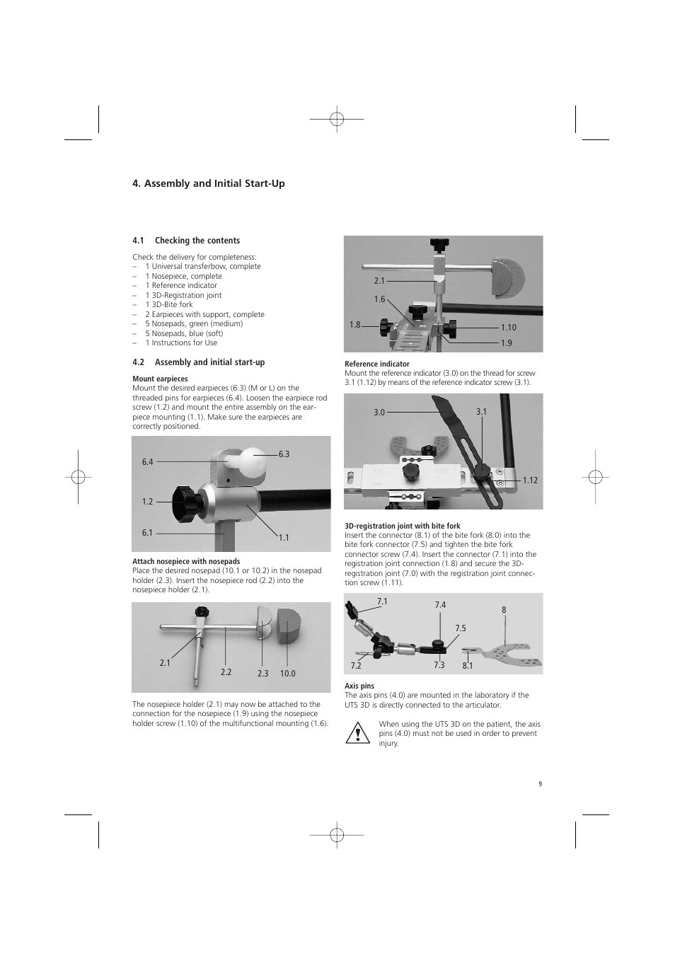 Ivoclar Vivadent UTS 3D User Manual | Page 9 / 100