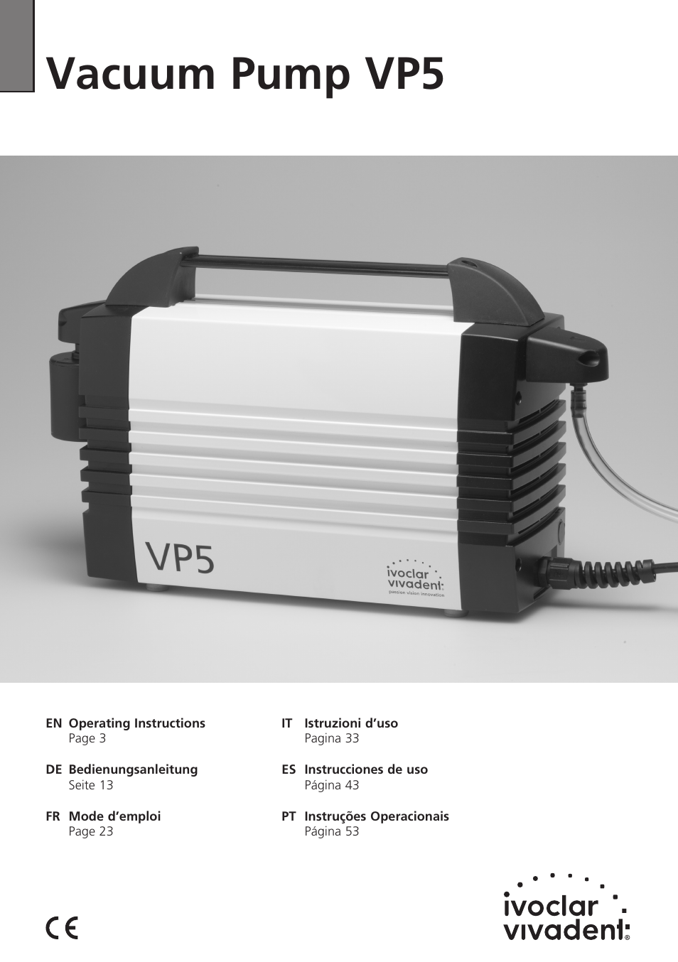 Ivoclar Vivadent VP5 User Manual | 64 pages