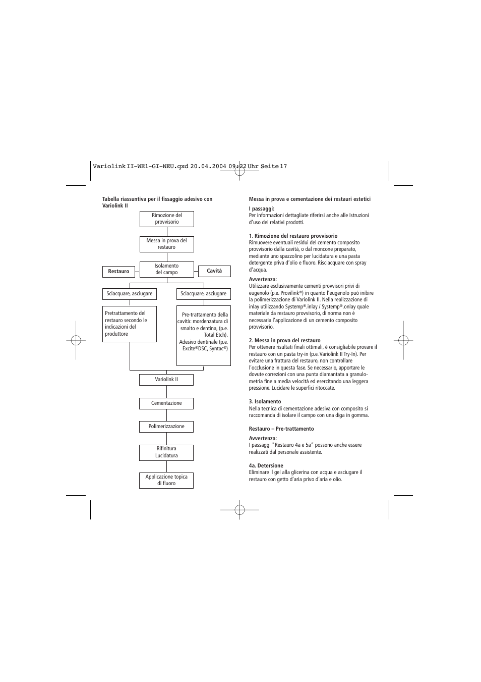 Ivoclar Vivadent Variolink II User Manual | Page 17 / 31