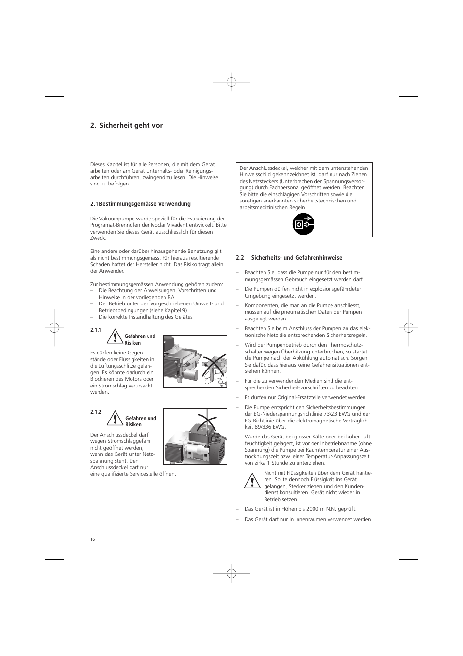 Ivoclar Vivadent VP3 easy User Manual | Page 16 / 64