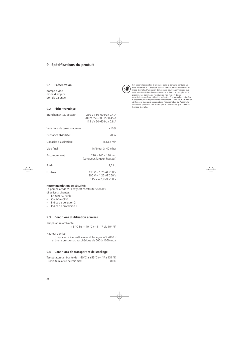 Ivoclar Vivadent VP3 easy User Manual | Page 32 / 64
