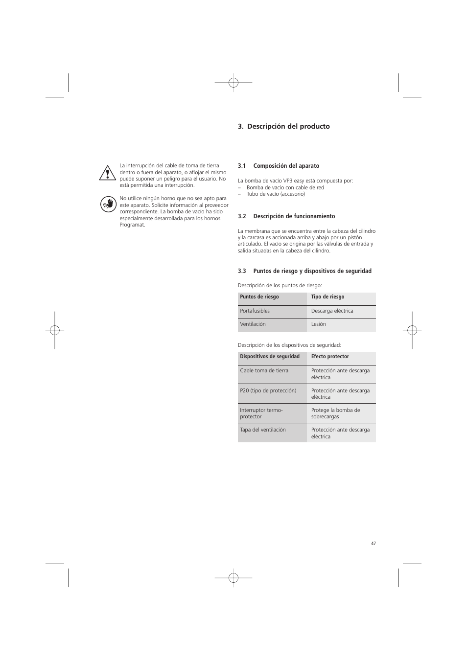Ivoclar Vivadent VP3 easy User Manual | Page 47 / 64