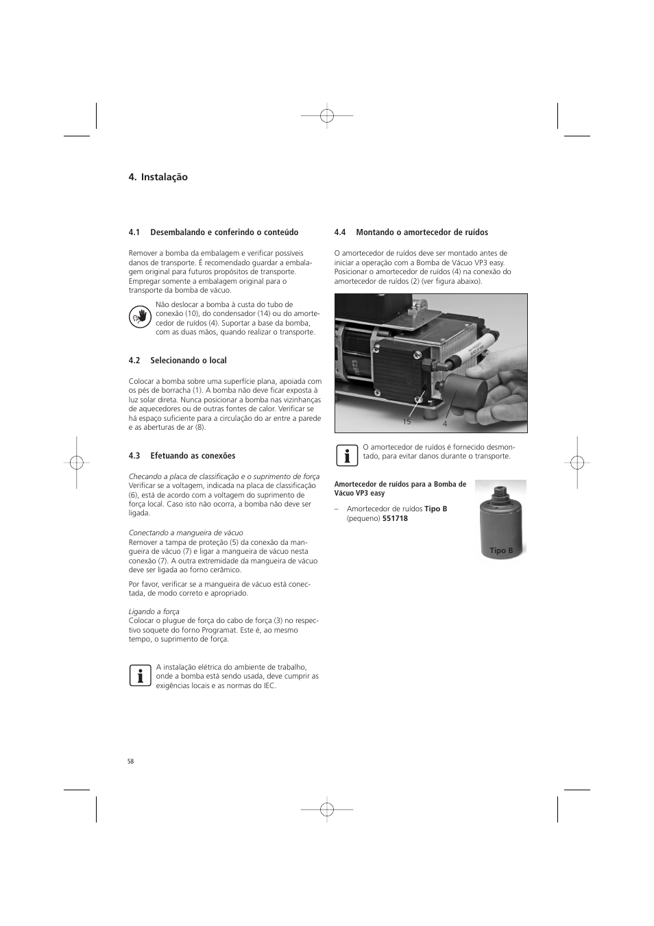 Ivoclar Vivadent VP3 easy User Manual | Page 58 / 64