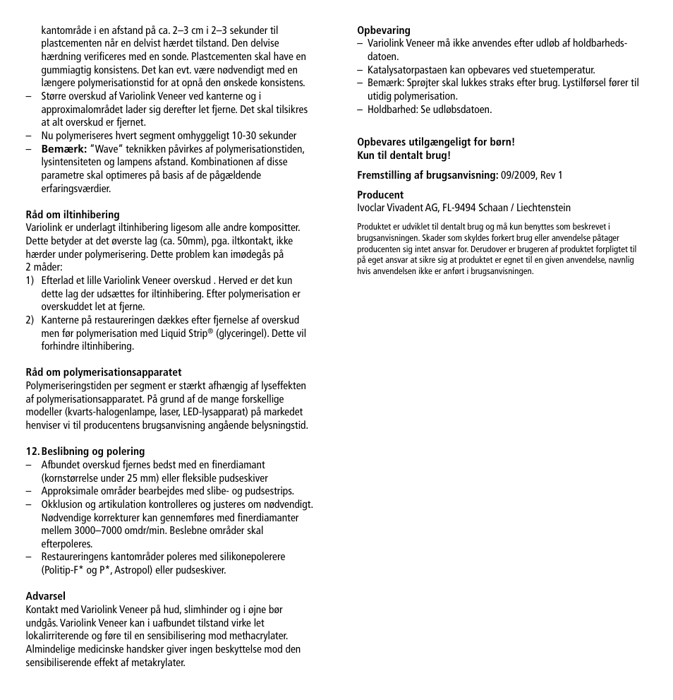 Ivoclar Vivadent Variolink Veneer User Manual | Page 25 / 42