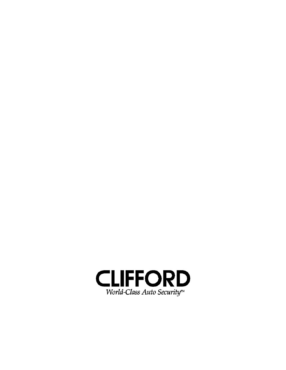 CLIFFORD concept 30 User Manual | Page 21 / 21