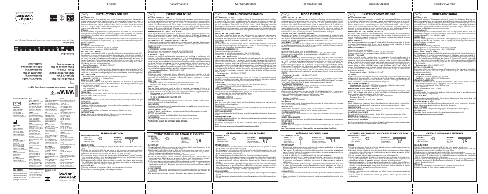 Ivoclar Vivadent WLW User Manual | 2 pages