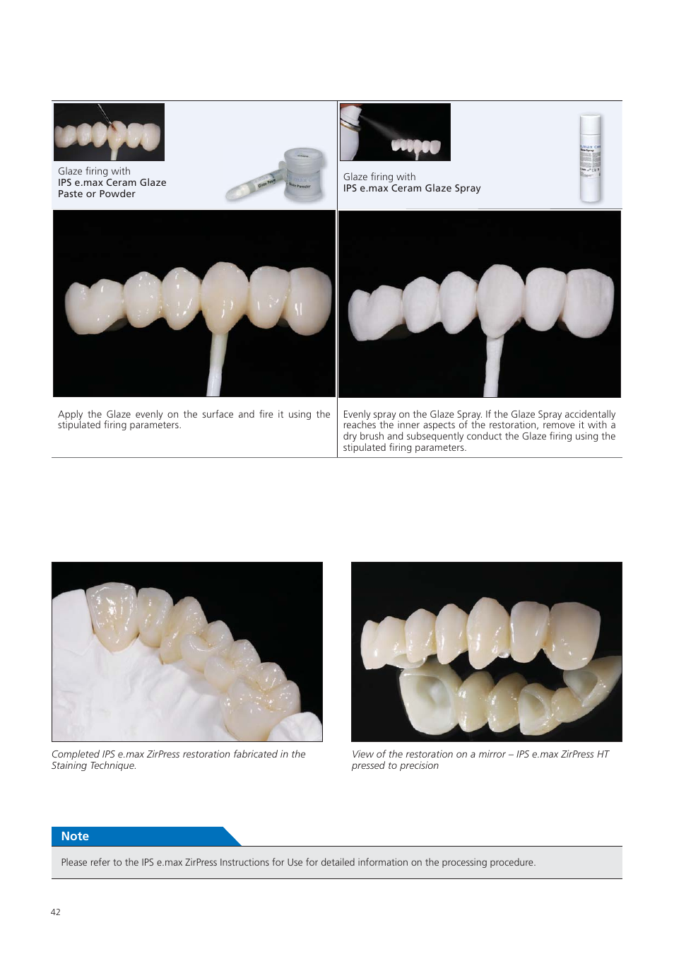 Ivoclar Vivadent Zenostar User Manual | Page 42 / 60