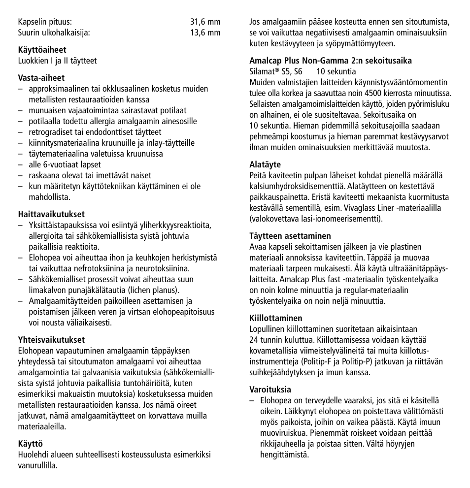 Ivoclar Vivadent Amalcap Plus User Manual | Page 18 / 28