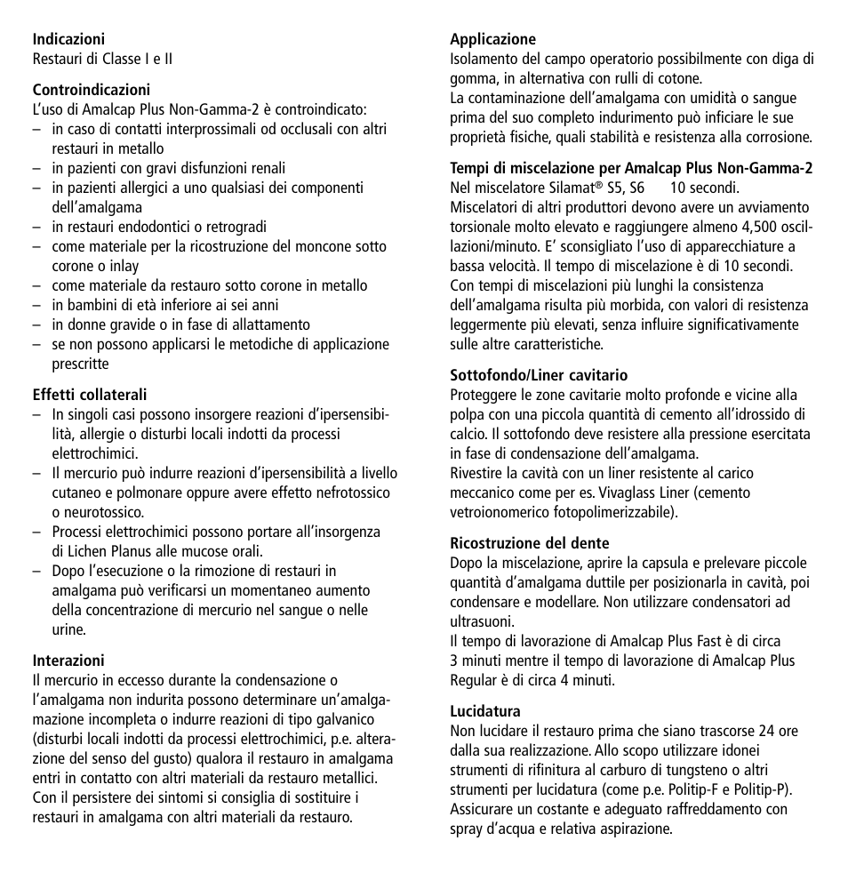Ivoclar Vivadent Amalcap Plus User Manual | Page 8 / 28