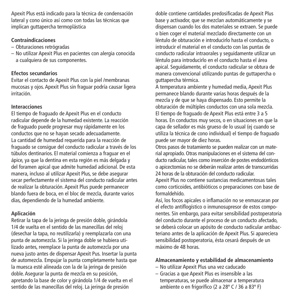 Ivoclar Vivadent Apexit Plus User Manual | Page 10 / 29