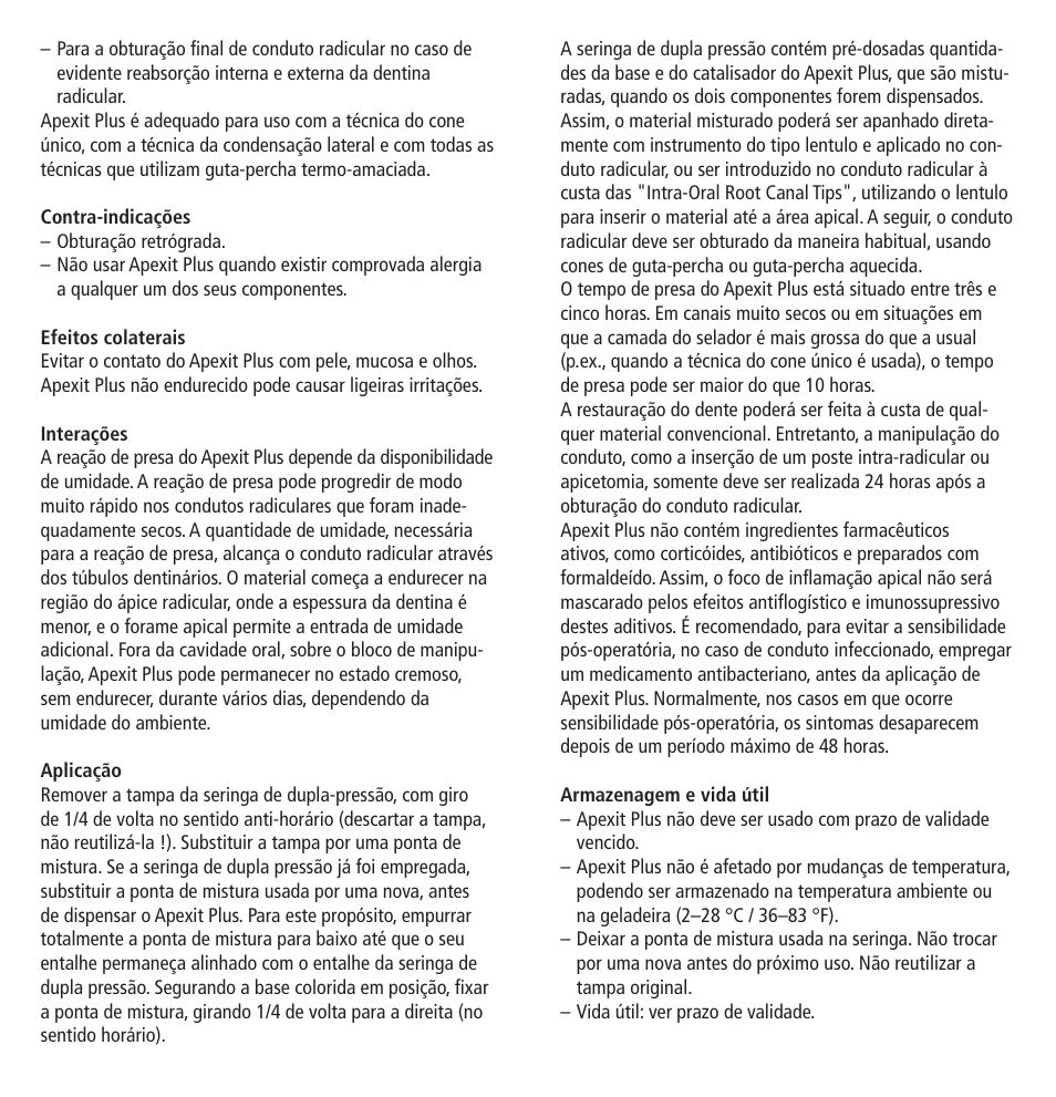 Ivoclar Vivadent Apexit Plus User Manual | Page 12 / 29