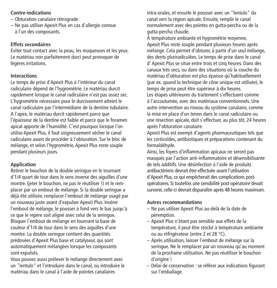 Ivoclar Vivadent Apexit Plus User Manual | Page 6 / 29