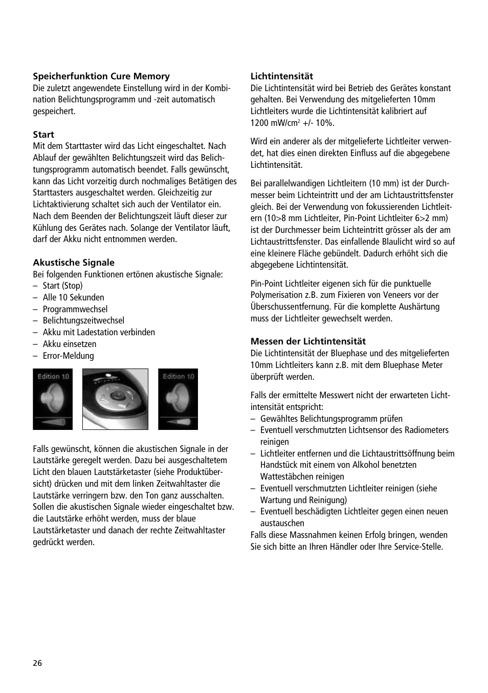 Ivoclar Vivadent Bluephase User Manual | Page 26 / 88