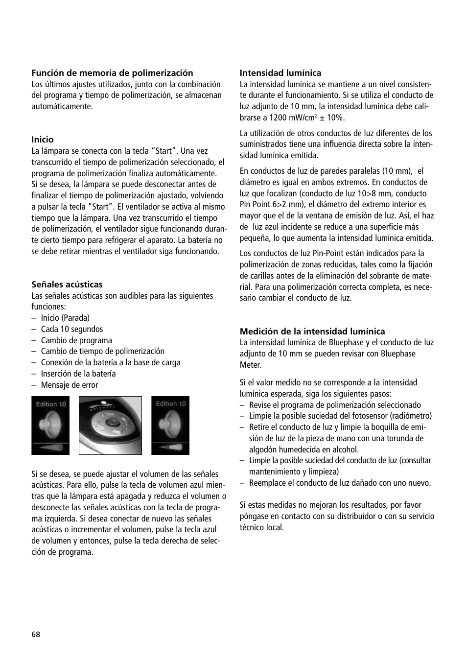 Ivoclar Vivadent Bluephase User Manual | Page 68 / 88