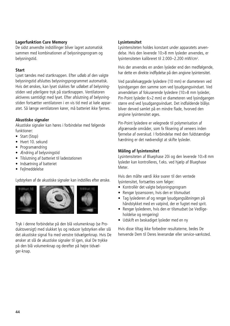 Ivoclar Vivadent Bluephase 20i User Manual | Page 40 / 118