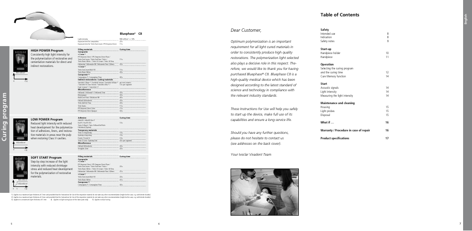 Ivoclar Vivadent Bluephase C8 User Manual | Page 3 / 54