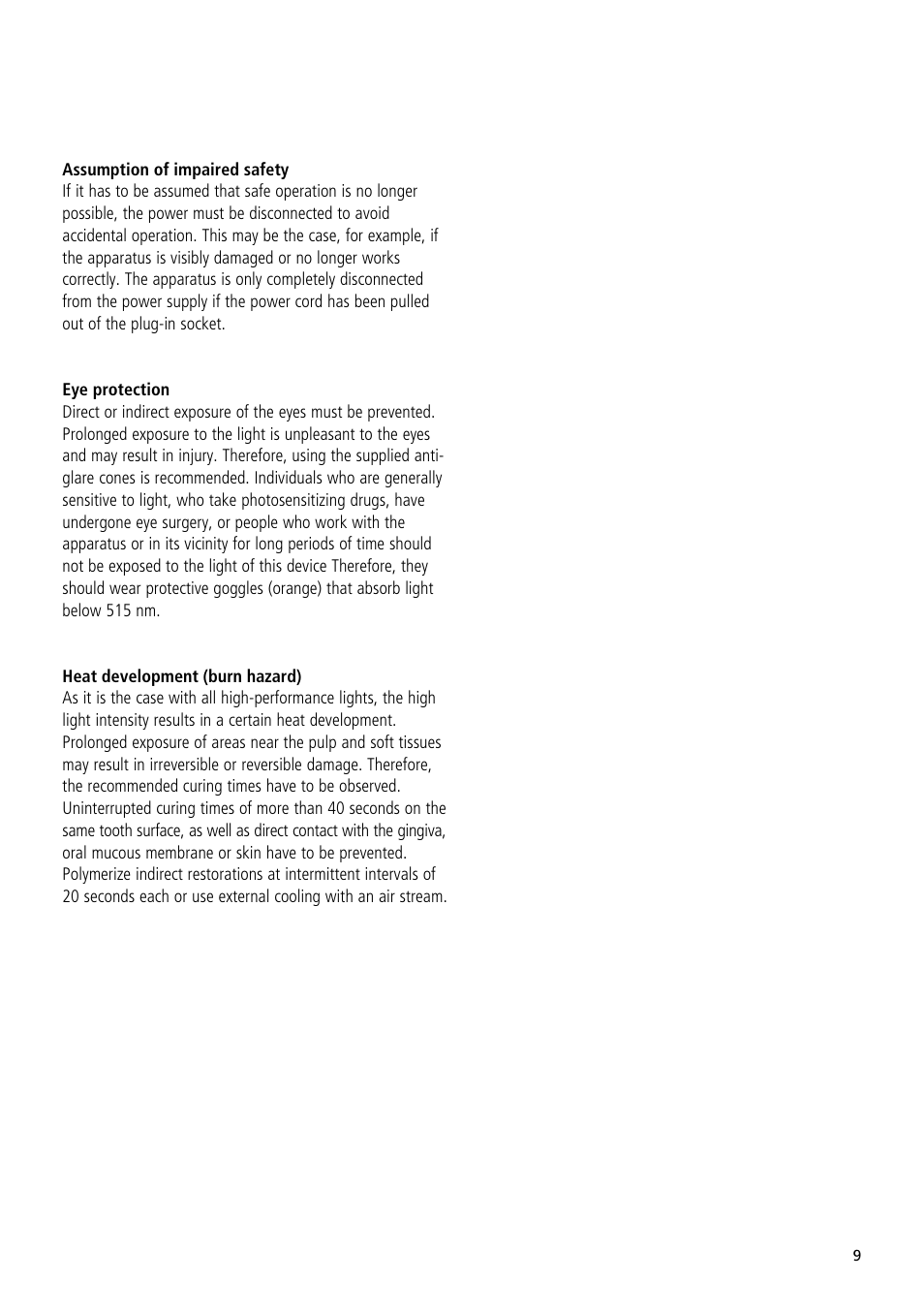 Ivoclar Vivadent Bluephase C8 User Manual | Page 5 / 54