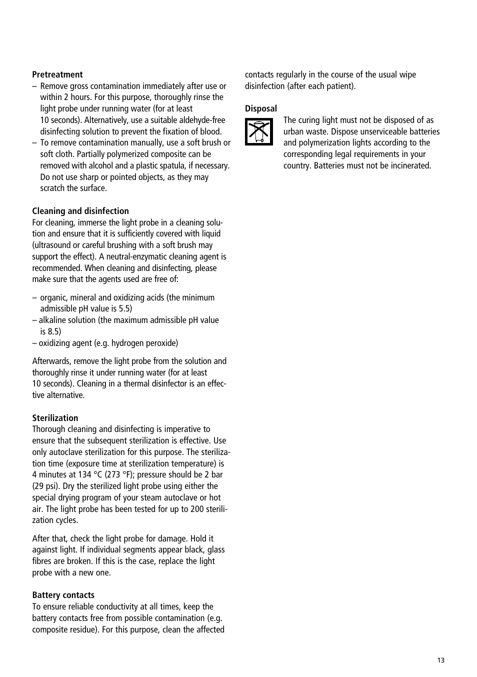Ivoclar Vivadent Bluephase Style User Manual | Page 13 / 88