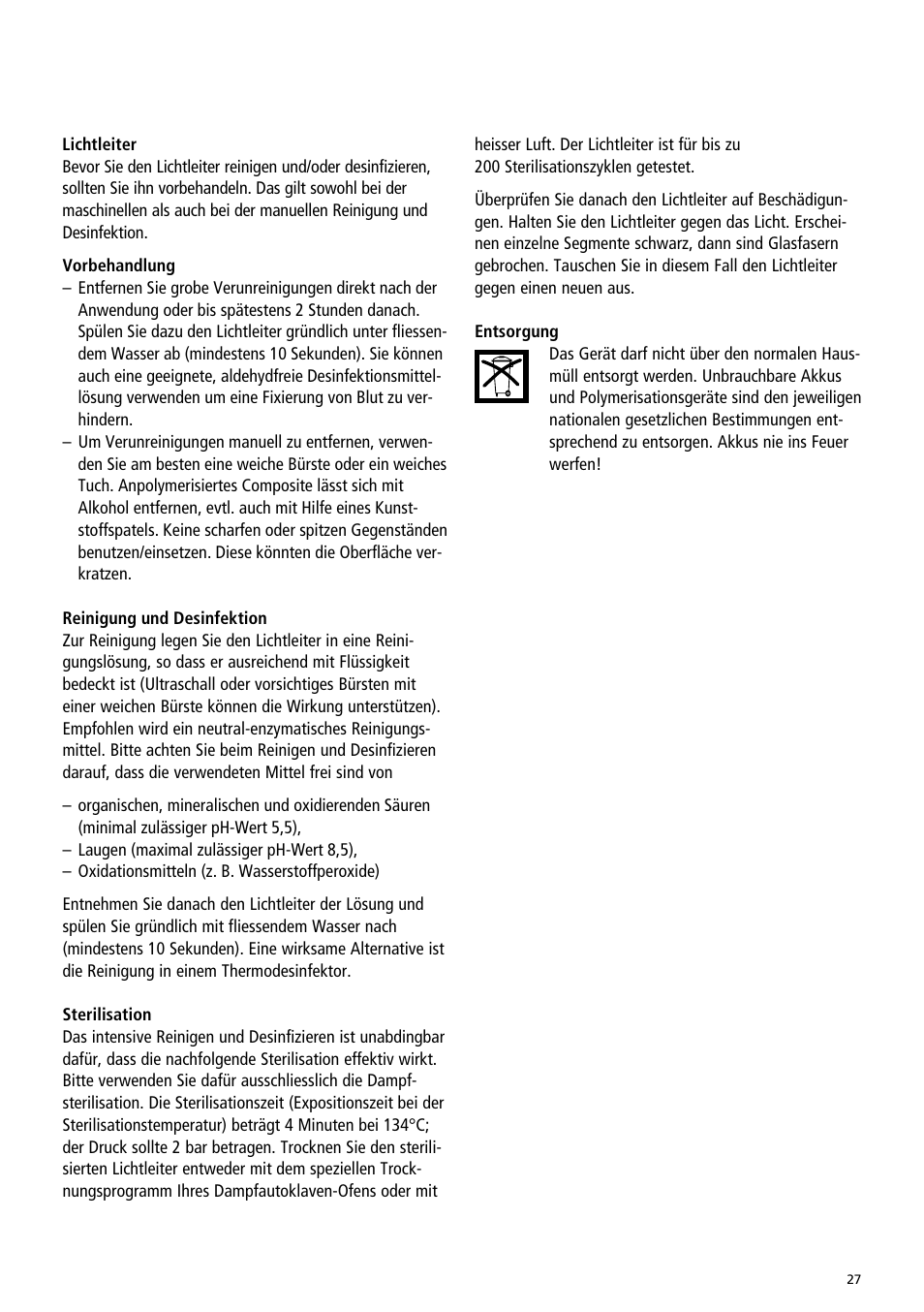 Ivoclar Vivadent Bluephase Style User Manual | Page 27 / 88