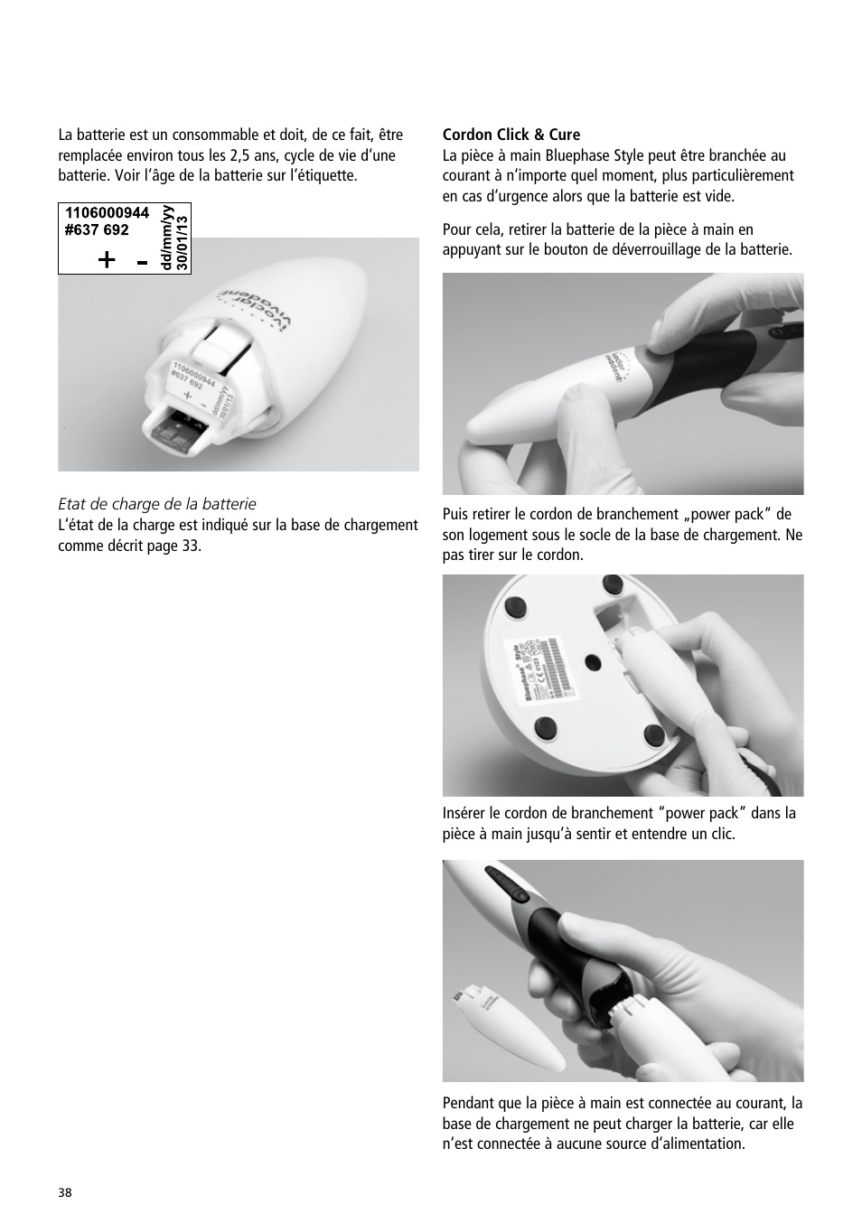 Ivoclar Vivadent Bluephase Style User Manual | Page 38 / 88