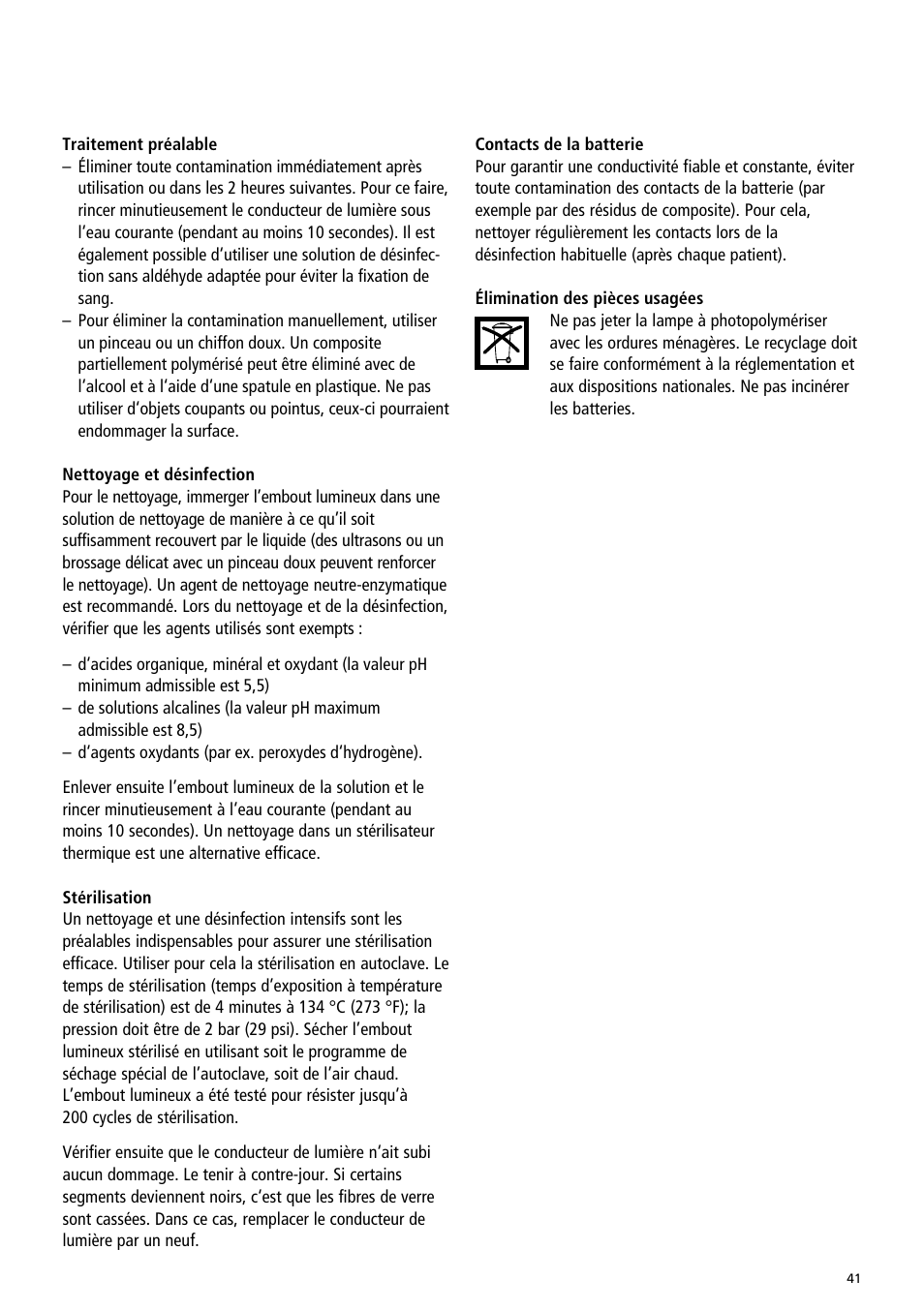 Ivoclar Vivadent Bluephase Style User Manual | Page 41 / 88