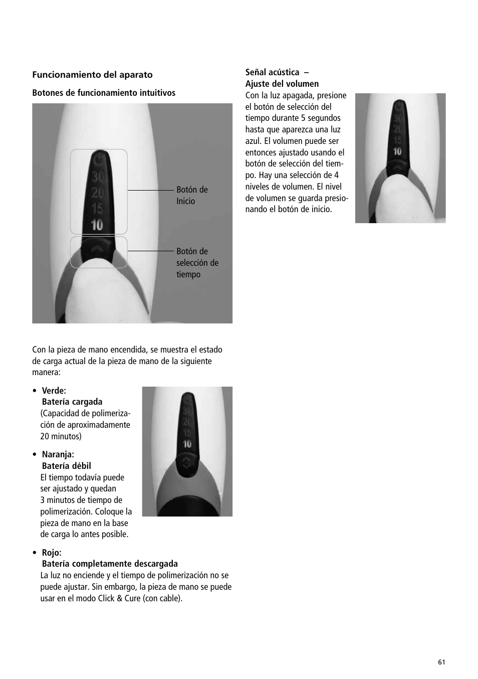 Ivoclar Vivadent Bluephase Style User Manual | Page 61 / 88